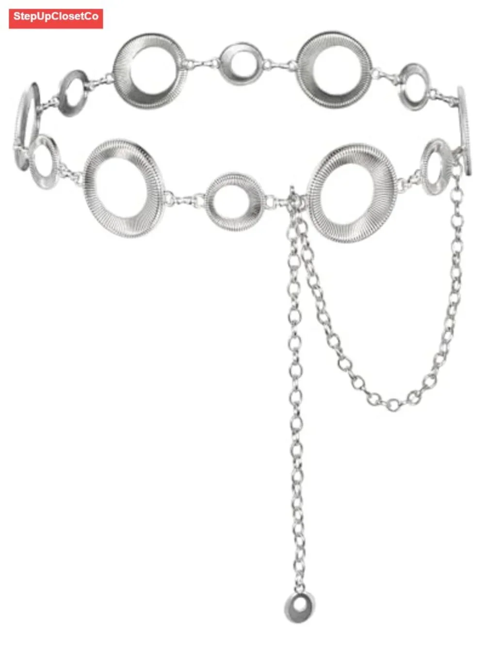 Adjustable Metal Waist Chain Belt for Women Chunky Hip Chain
